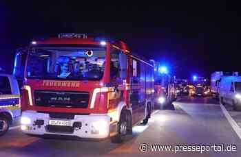 FW Dresden: Schwerer Verkehrsunfall auf der A17 - eine Person verstorben, mehrere teils schwer verletzt