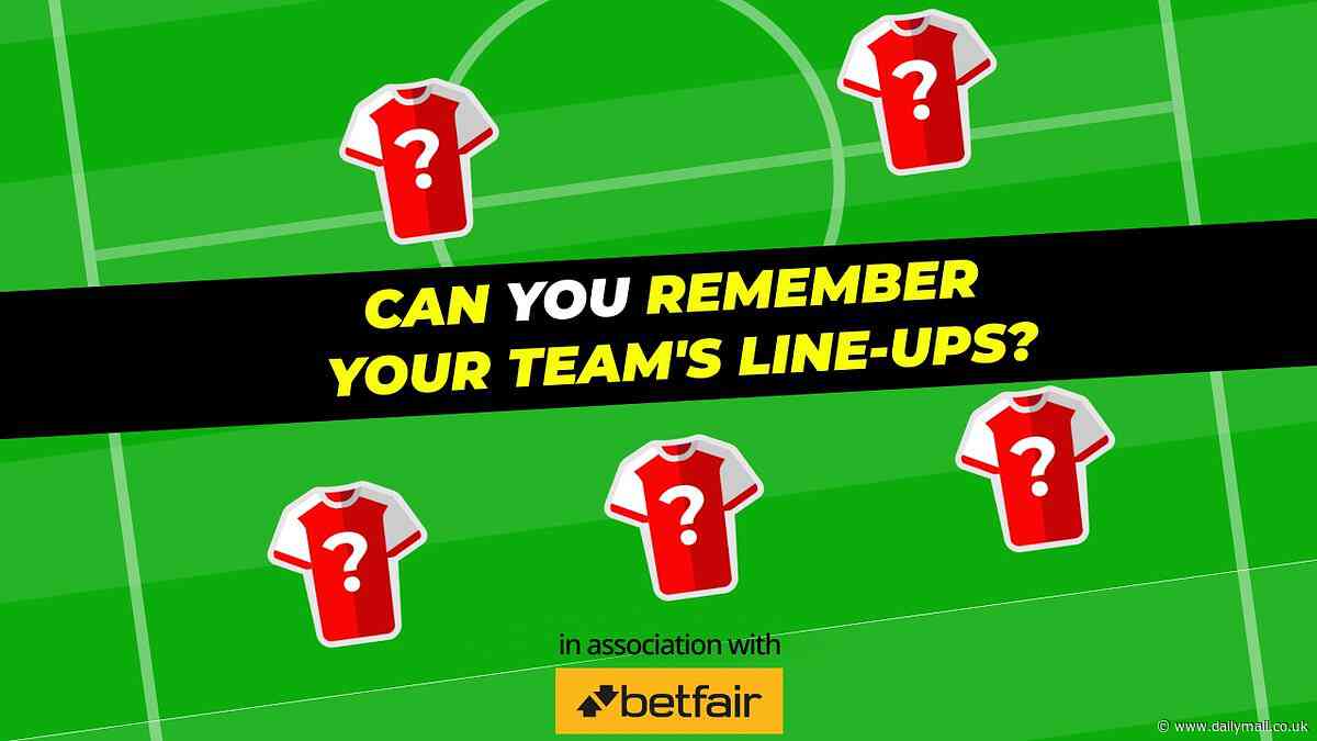 PLAY TEAMSHEET: Can YOU name the Man United team that thrashed Sunderland 5-0 in 1996? Or pick YOUR team and guess their starting XI