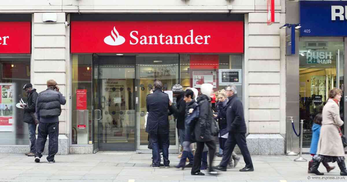 Full list of 23 Santander branches shutting in weeks - check your local bank