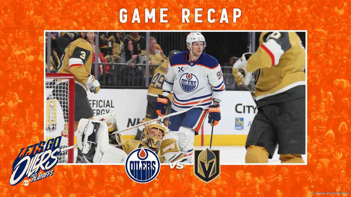 HIGHLIGHTS | Oilers at Golden Knights Game 1 05.06.25