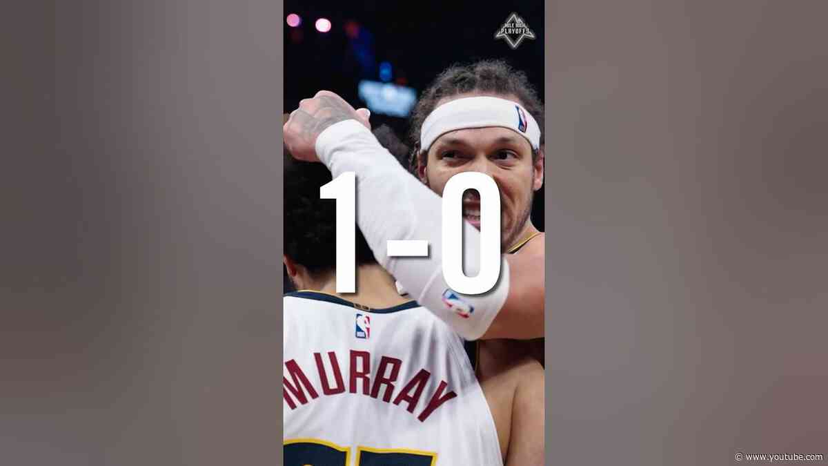 Chipped away ⚒️ #denvernuggets #nbaplayoffs #basketball #sports