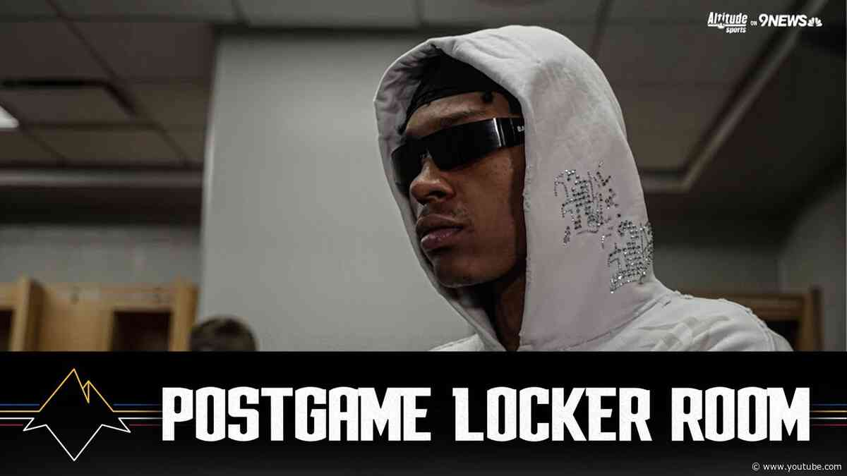 Peyton Watson Postgame Locker Room vs. OKC 🎙️ Game 1 | 2025 NBA Playoffs