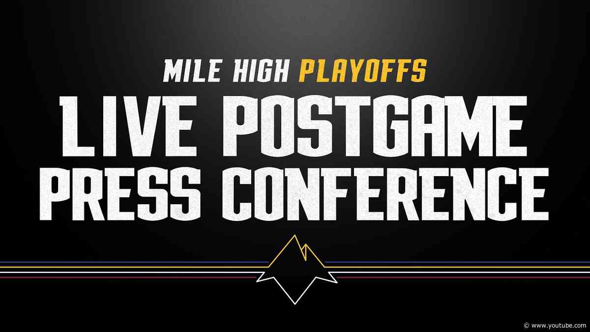 Denver Nuggets Live Postgame Press Conference vs. OKC 🎙️ Western Conference Semifinals Game 1
