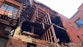This vacant Montreal building partially collapsed. Why is it still standing — and who's responsible?