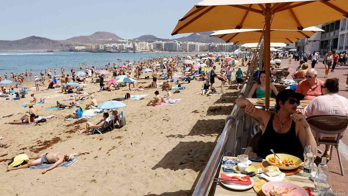 Horror as man plunges to his death after losing his balance while taking a selfie on eighth floor Canary Islands hotel rooftop
