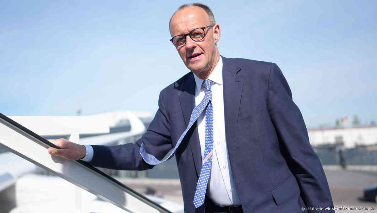 Nach Rumpel-Wahlstart: Merz zu erster Reise als Kanzler aufgebrochen