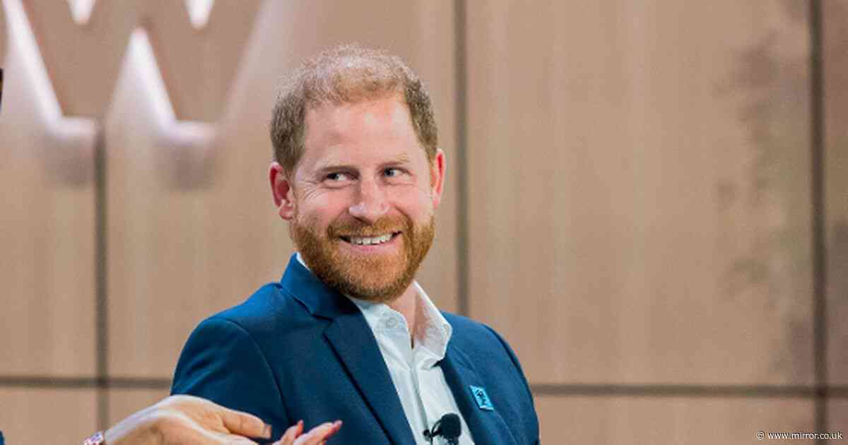 Grinning Prince Harry breaks cover after bombshell interview saying King 'won't speak to him'