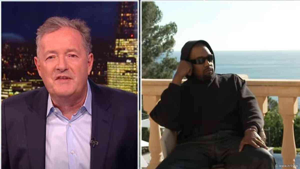 "Wehleidiger, kleiner Feigling": Kanye West bricht Piers-Morgan-Interview ab