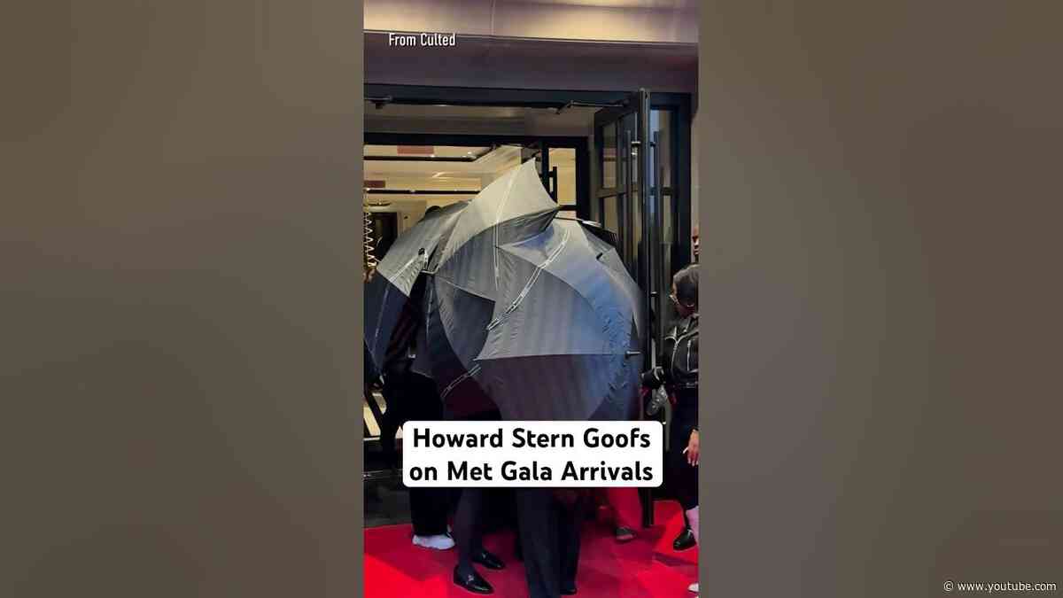Howard Stern Goofs on #MetGala Celebrity Arrivals