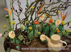 Mbo'ers exposeren bloemencreaties op unieke locatie