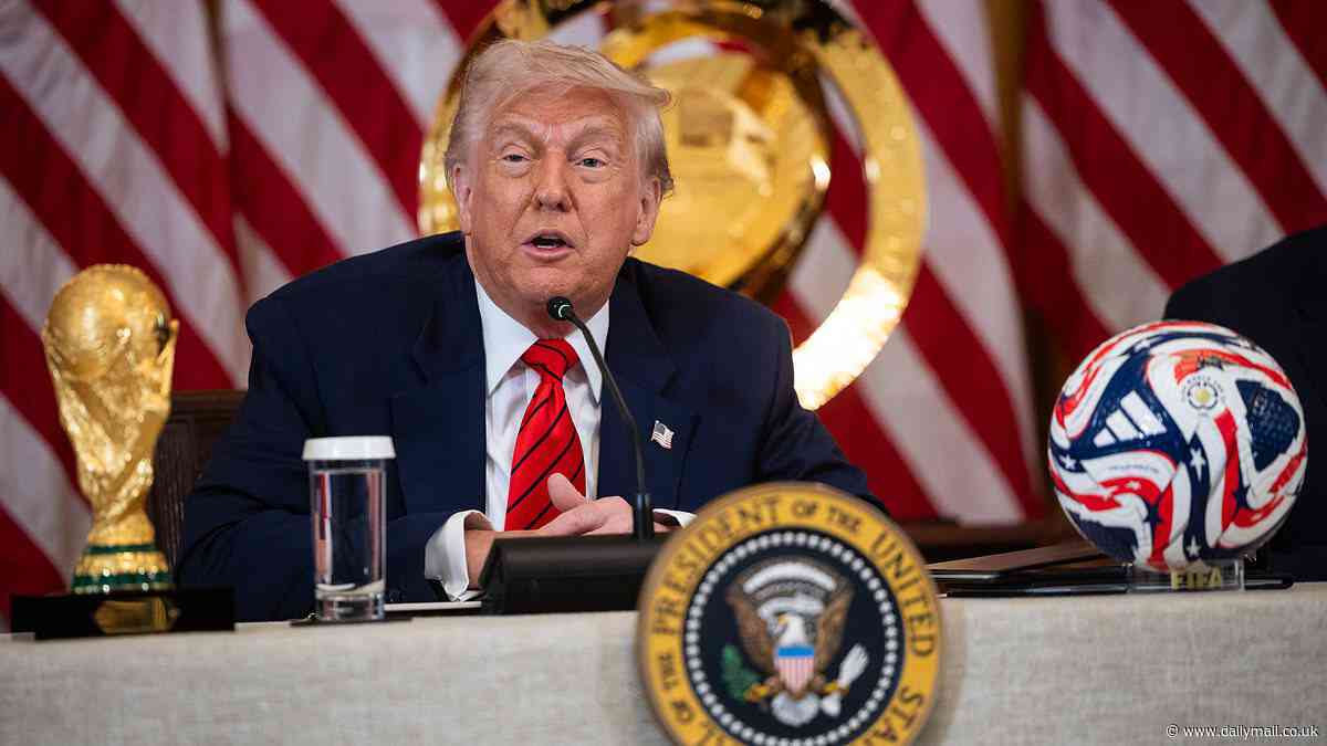 Donald Trump suggests Russia should be offered return to next year's World Cup as 'incentive' to end Ukraine war