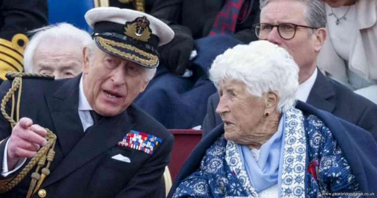 Crying WWII veteran comforted by ITV star after King Charles' emotional gesture