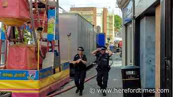 Emergency services called to fire near May Fair involving food stall