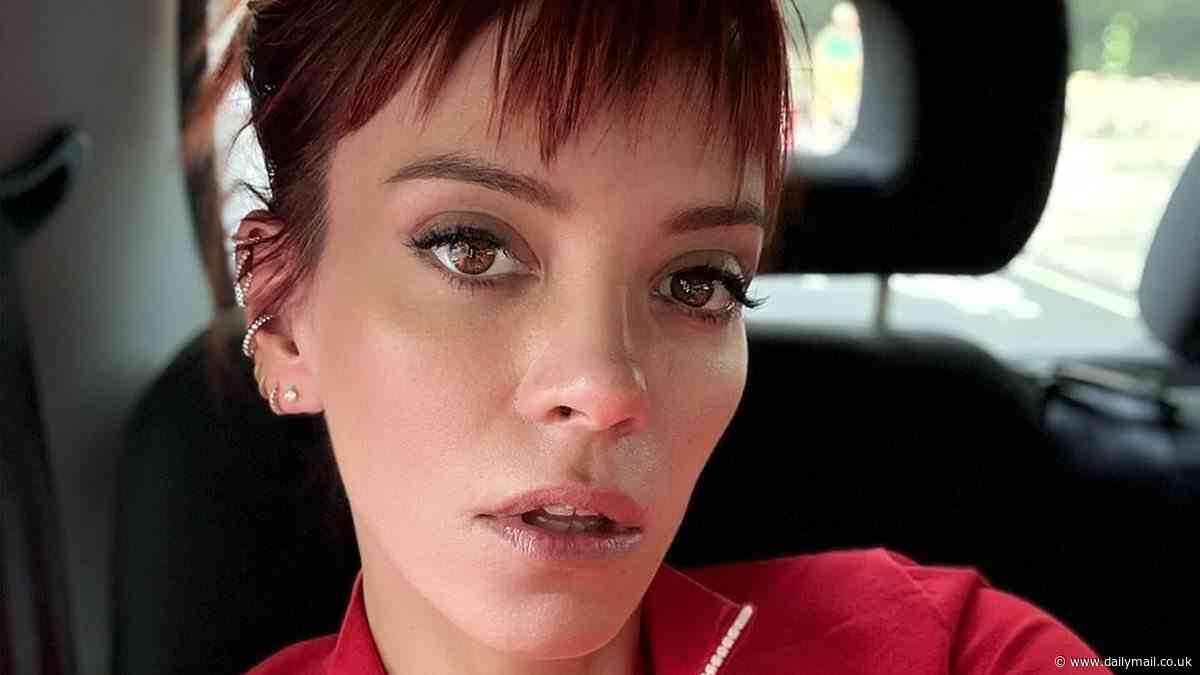Lily Allen looks radiant as she poses for car selfie days after celebrating her 40th birthday 'under tricky circumstances'