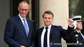 Liveblog zur Bundesregierung: ++ Merz bei Macron in Paris ++