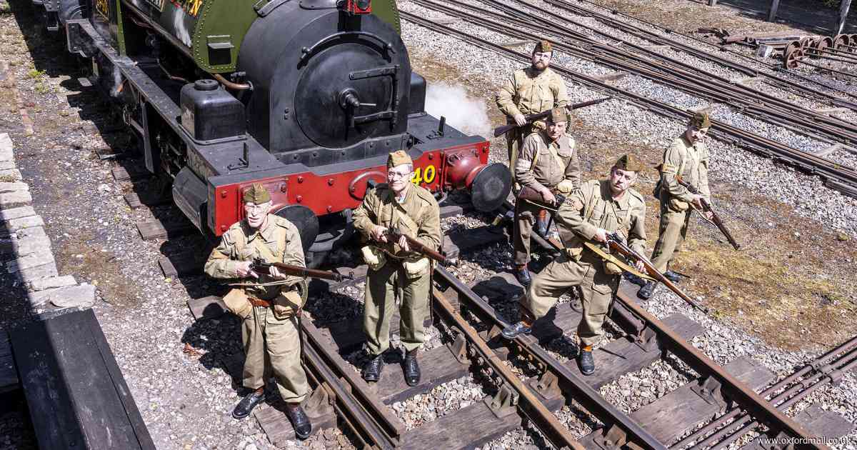 Railway centre welcomes visitors for 1940s-themed event