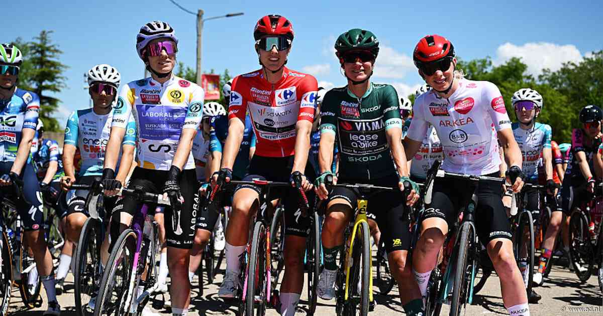 Twee beklimmingen in vierde etappe, Femke Gerritse verdedigt rode trui