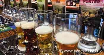 Pub celebrating VE Day with 1945 price rollback - selling pints for just 7p