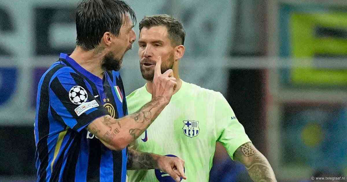 Dít zegt Barça-verdediger Inigo Martinez over vermeend spuugincident met Inter-speler Francesco Acerbi