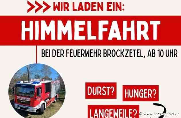 FW-AUR: Feuerwehr Brockzetel lädt zu Jubiläumsfeier am Himmelfahrtstag ein