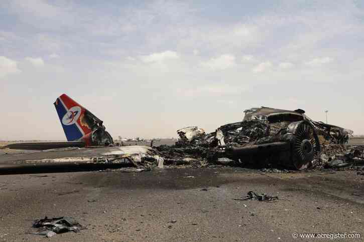 Fighter jet goes overboard from USS Harry S Truman. Yemen’s Houthis assess Sanaa airport damage