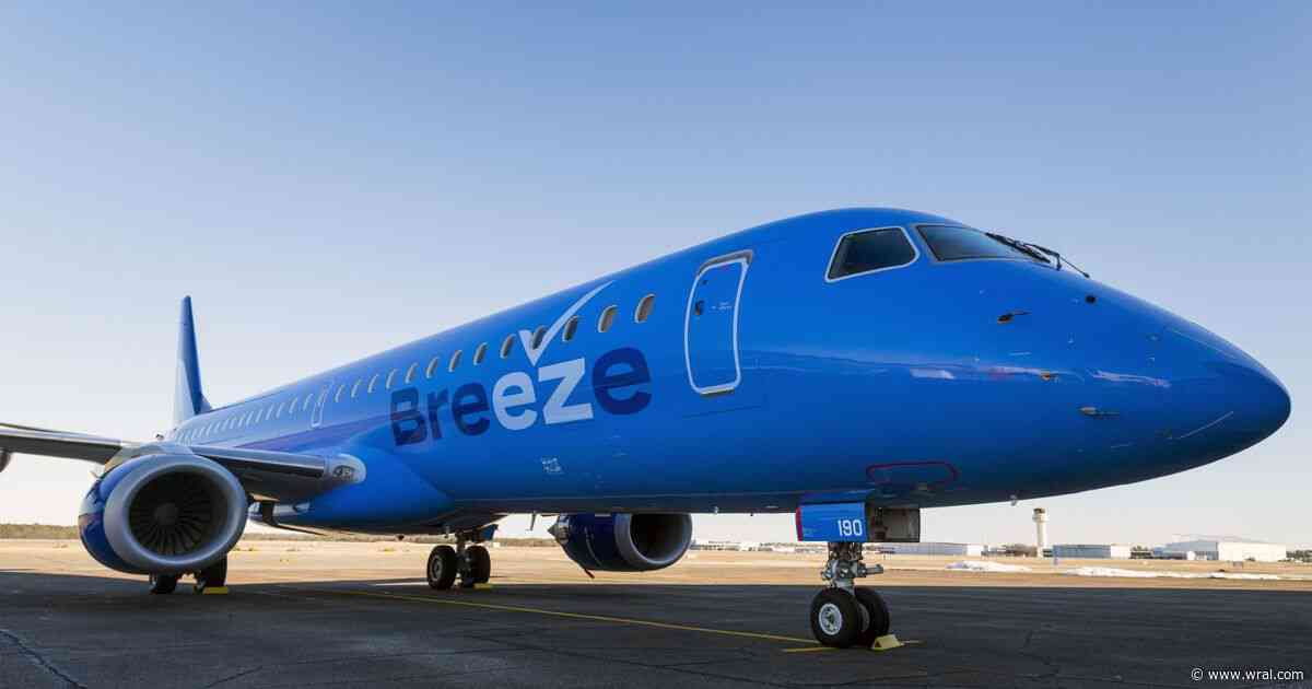 Breeze adding RDU nonstop flights to Key West and Manchester this fall