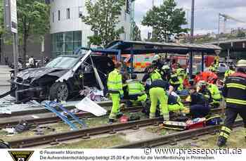 FW-M: Sieben Verletzte durch Unfall (Neuhausen)