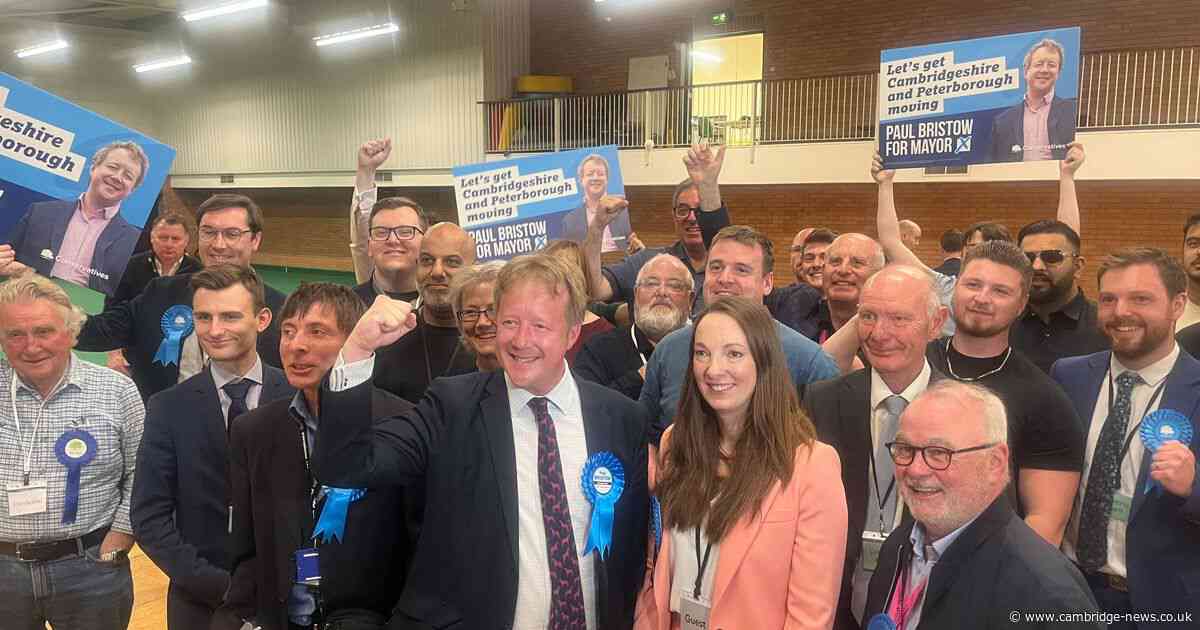 How each Peterborough area voted in mayoral election as Paul Bristow emerged victorious