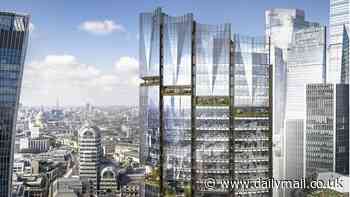 Plans to build plush 34-storey office block to stand out against London skyline with distinctive feature