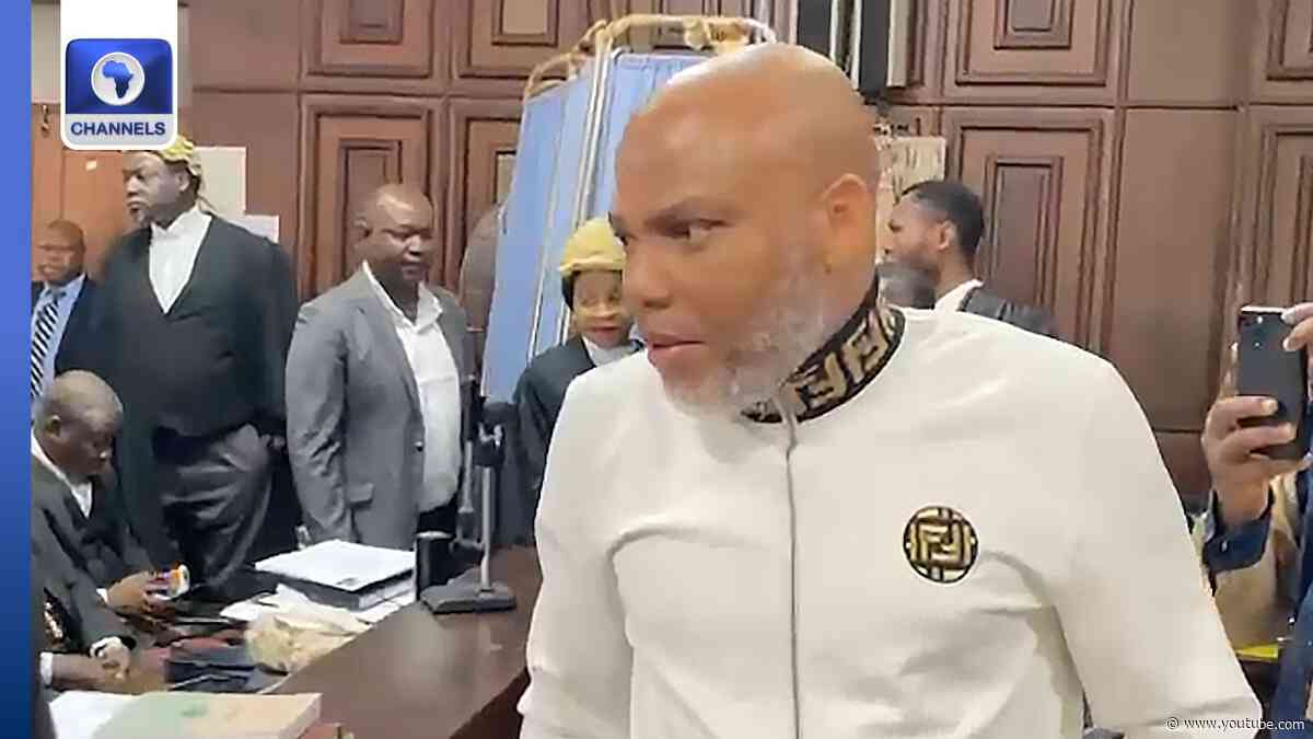 Nnamdi Kanu’s Trial Continues At Federal High Court, Abuja