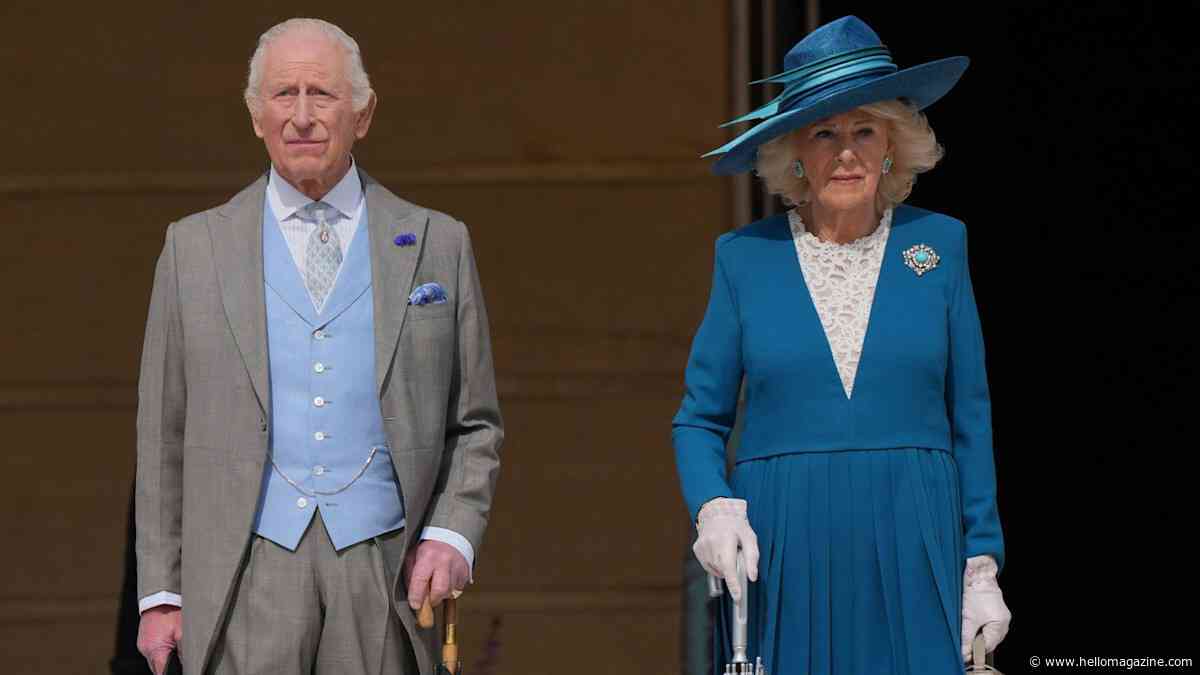 King Charles opens doors to private home for first palace garden party of the year - best photos 