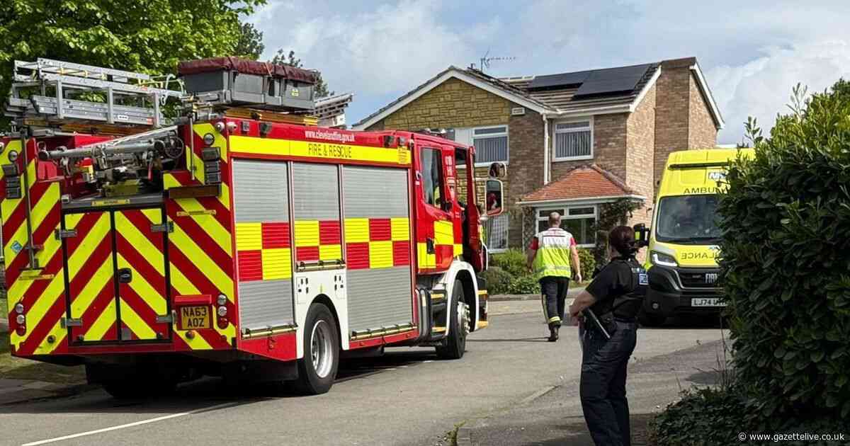 Nunthorpe cul-de-sac cordoned off by police after air ambulance called to collision