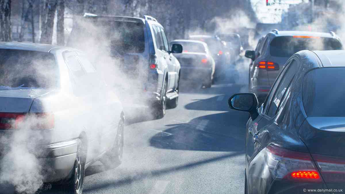Map reveals most polluted cities in the UK, as fumes are linked to surge in lung and colon cancer...how does your area fair?