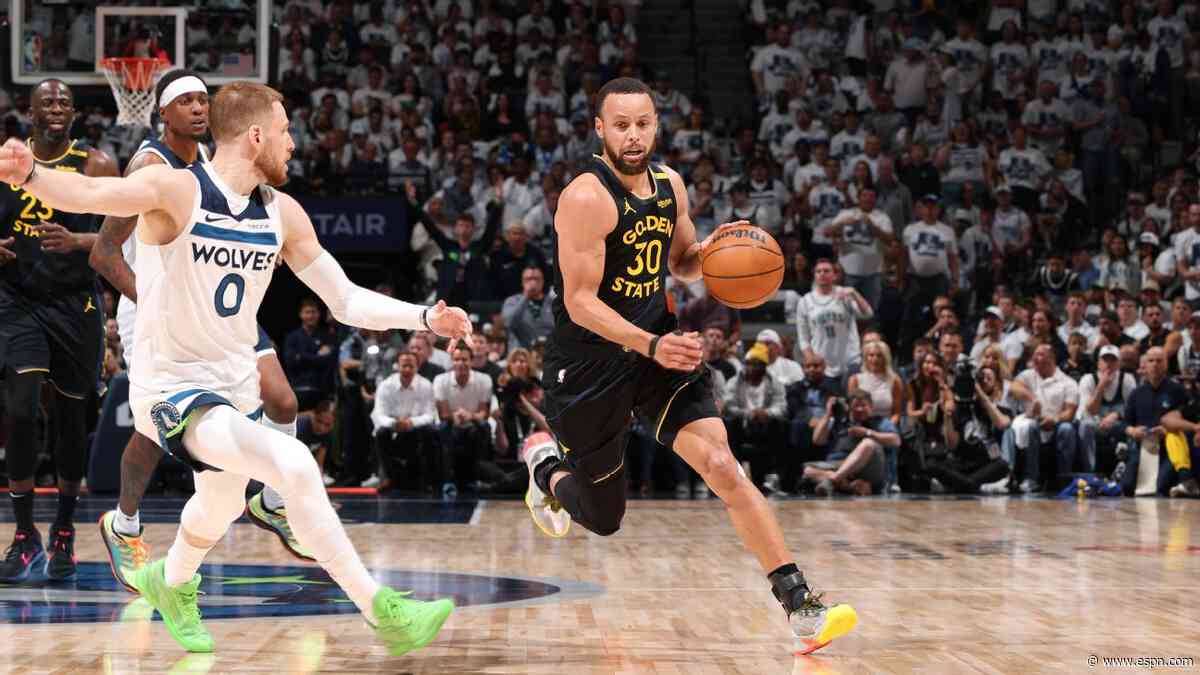 Betting buzz: Curry injury shifts Warriors-Timberwolves Game 2 line five points