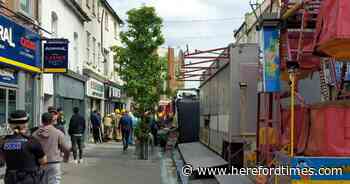 Passing paramedic comes to rescue at Hereford Mayfair fire