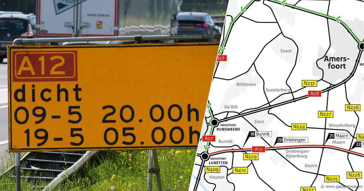 Google Maps raakt dit keer níet van de leg als omleidingsroute voor A12 helemaal vaststaat, hopen ze bij Rijkswaterstaat