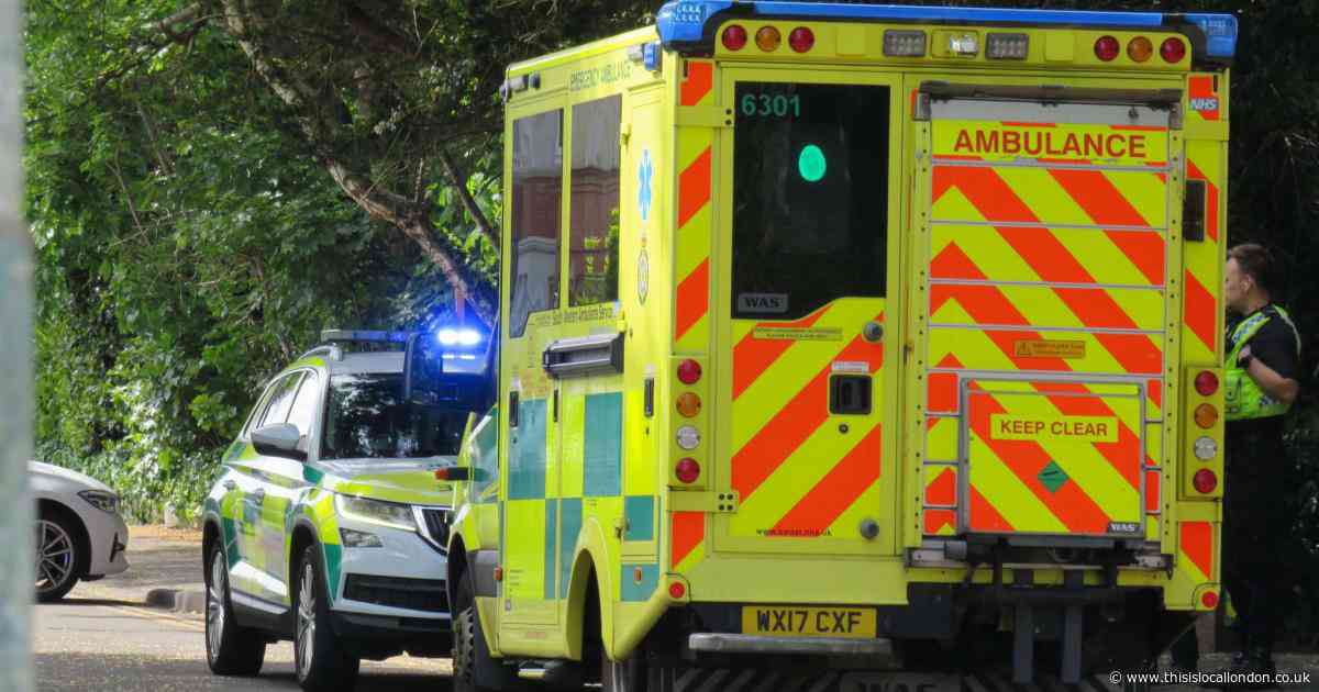 Two taken to hospital after multi-car crash on major A-road in Ilford