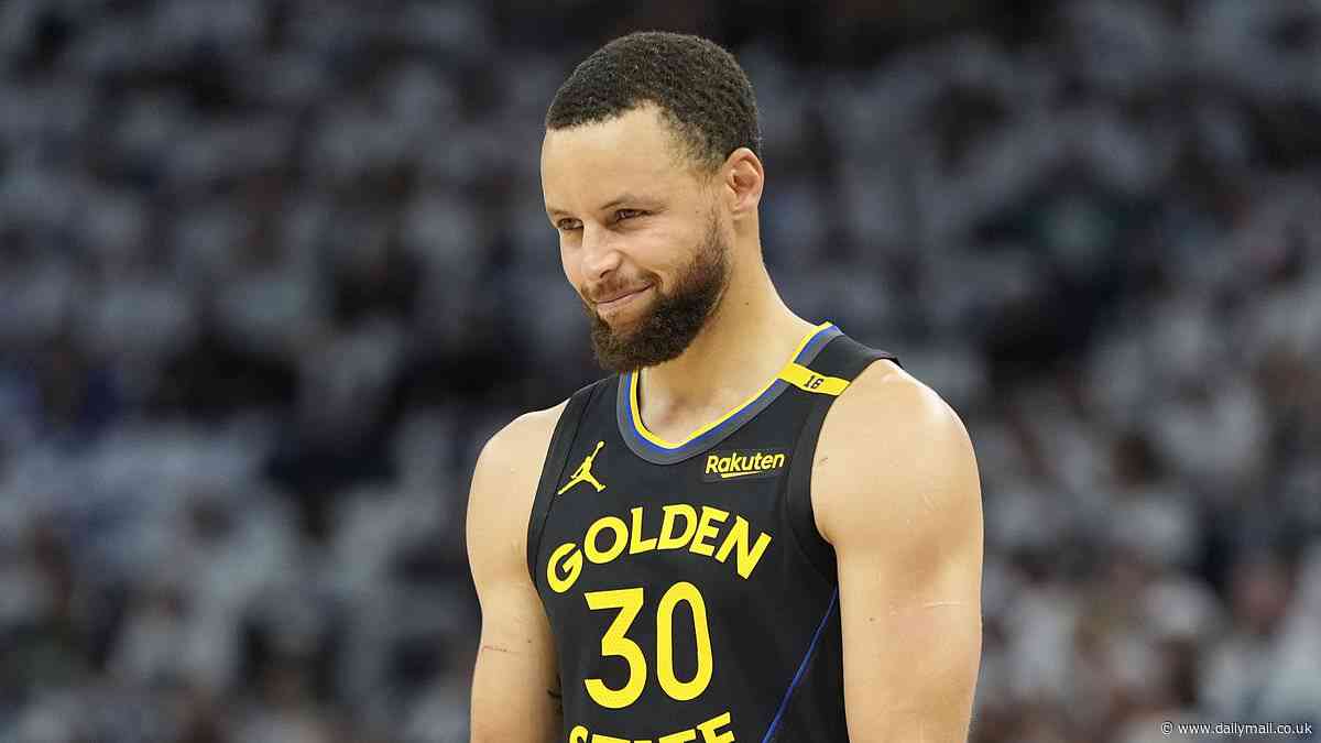 Warriors issue Steph Curry health update after suffering hamstring injury in Timberwolves playoff game