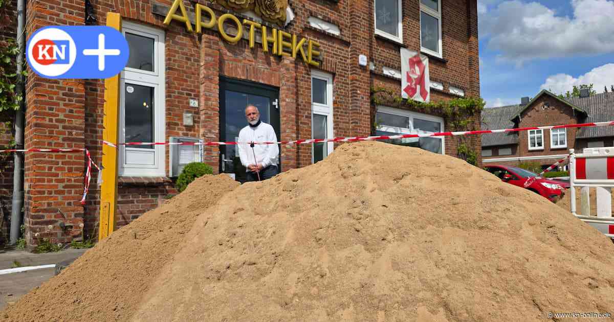 Mietstreit mit Nebenwirkung: Rosen-Apotheke in Nahe mit Sand zugeschüttet