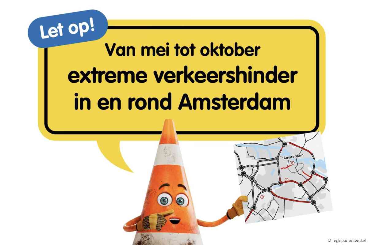Verkeersinfarct dreigt rond Amsterdam: maandenlang groot onderhoud op snelwegen en spoor