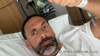Rio Ferdinand in hospital and will MISS covering Arsenal's clash with PSG - as he shares update with fans from his treatment bed