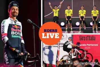 LIVE GIRO. Primoz Roglic, Wout van Aert en alle andere toppers zijn gepasseerd: de ploegenpresentatie zit erop