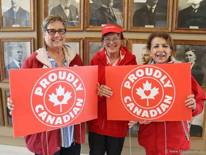 Sarnia IODE chapter selling "Proudly Canadian" signs as fundraiser