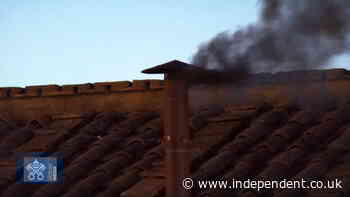 Watch: Smoke signal shows whether new Pope has been chosen