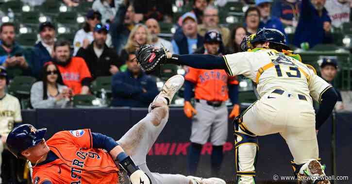 Brewers’ three-game win streak comes to an end in loss to Astros, 9-1
