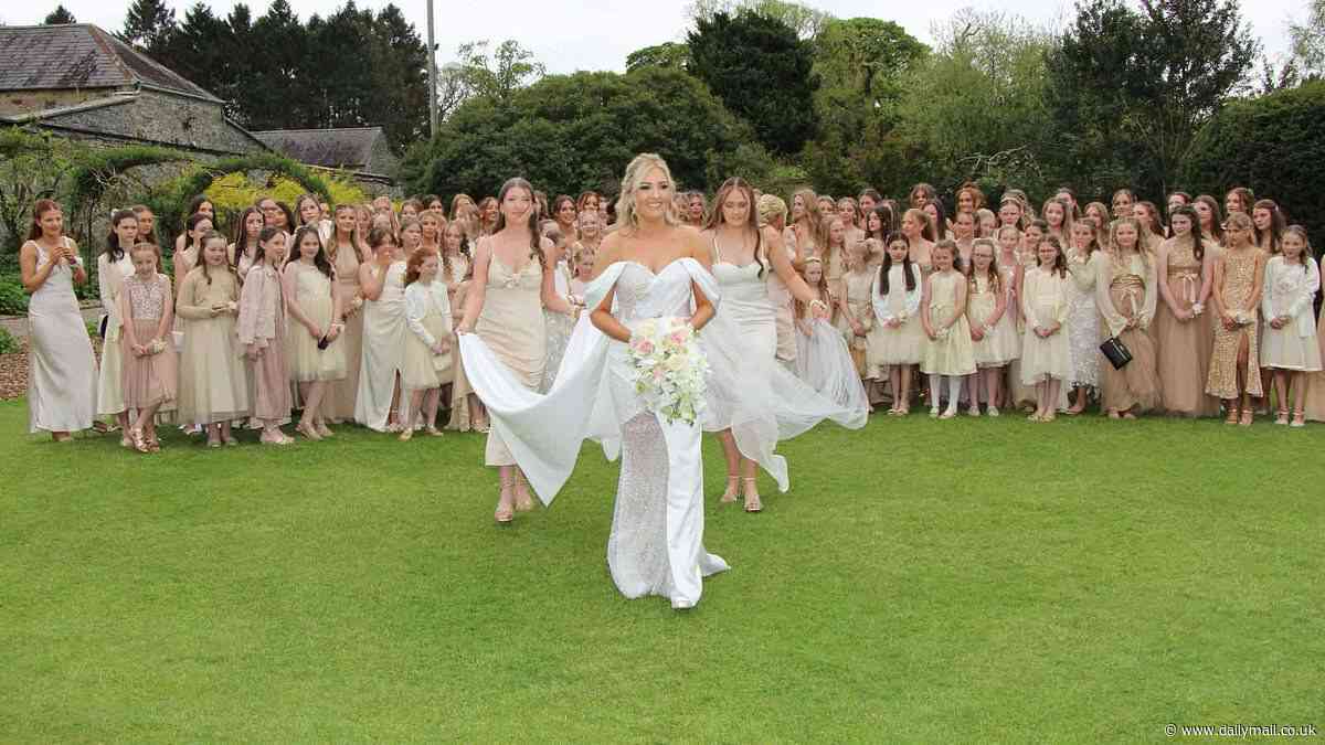 Here comes the bride...and her 95 bridesmaids as couple buck 'micro weddings' trend