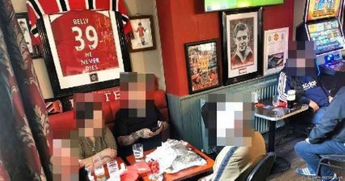 Neo-Nazis caught celebrating Hitler's birthday in twisted pub party with swastika cake