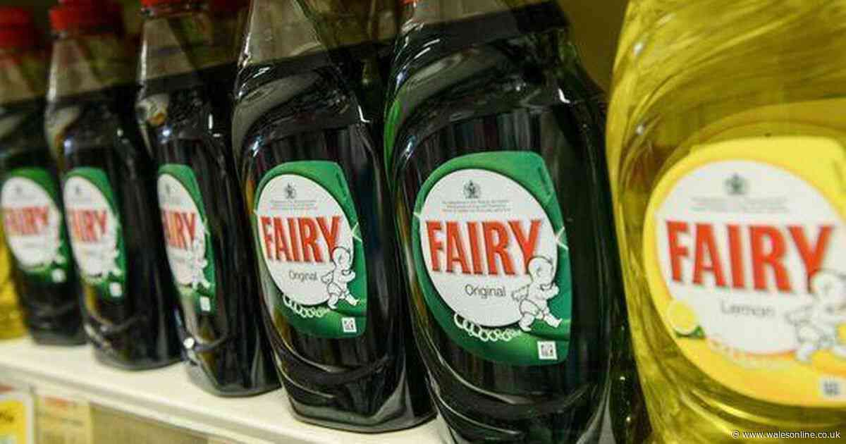 People who leave Fairy Liquid next to kitchen sink given warning