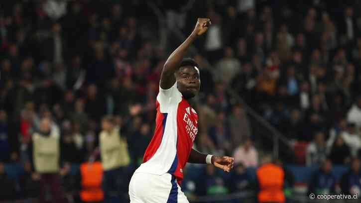 [VIDEO] Bukayo Saka le dio algo de vida a Arsenal ante PSG