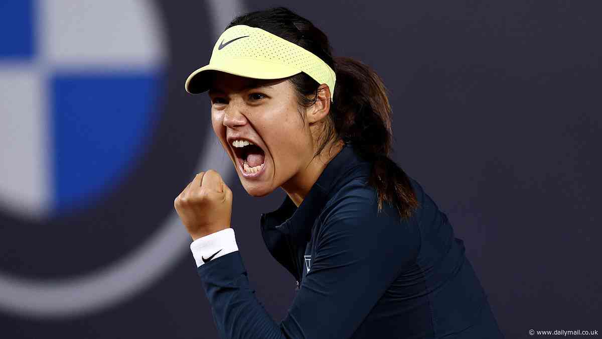 Emma Raducanu battles Australian qualifier Maya Joint - and a cold - to book her spot in the Italian Open second round in three tightly fought sets